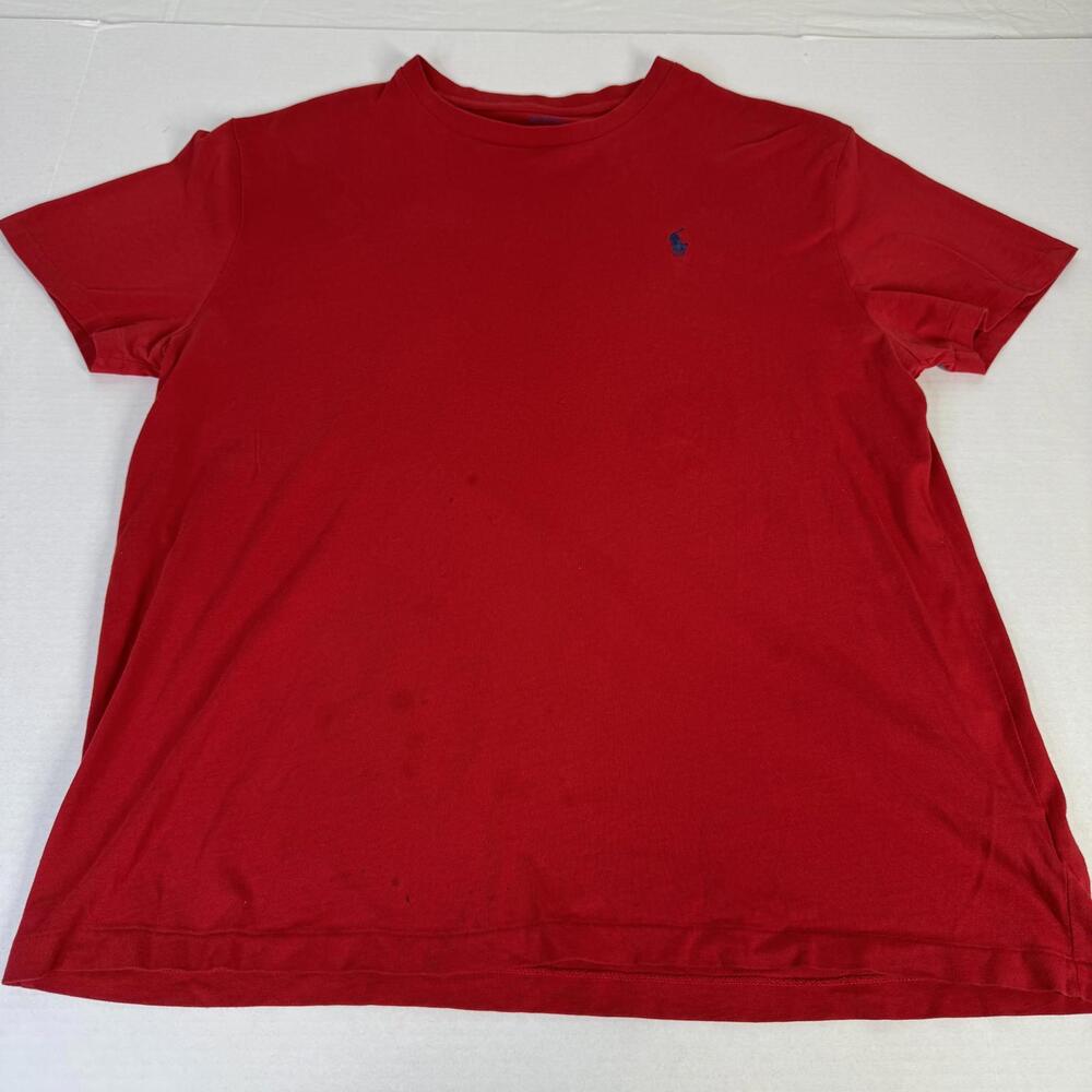 Ralph Lauren Red T-Shirt Short Sleeves Size L